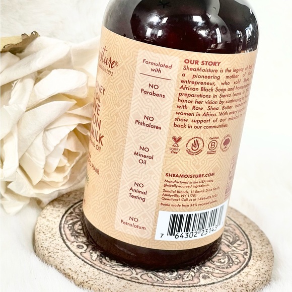 New with tag SHEA MOISTURE MANUKA HONEY & OIL INTENSIVE HYDRATION LEAVE IN MILK - Picture 5 of 5